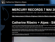 Tablet Screenshot of catherine-ribeiro-alpes.com